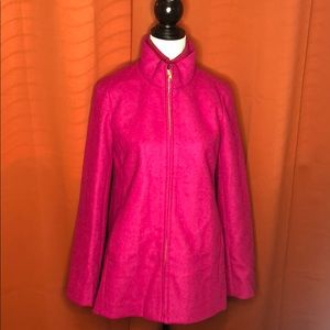 NWT! Pink wool coat